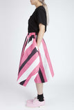 COMME des GARÇONS <br> Striped Scalloped Skirt
