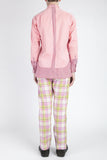 COMME des GARÇONS <br> Pink Shirt With Attached Fabric