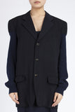 COMME des GARÇONS <br> Knit Sleeve Blazer