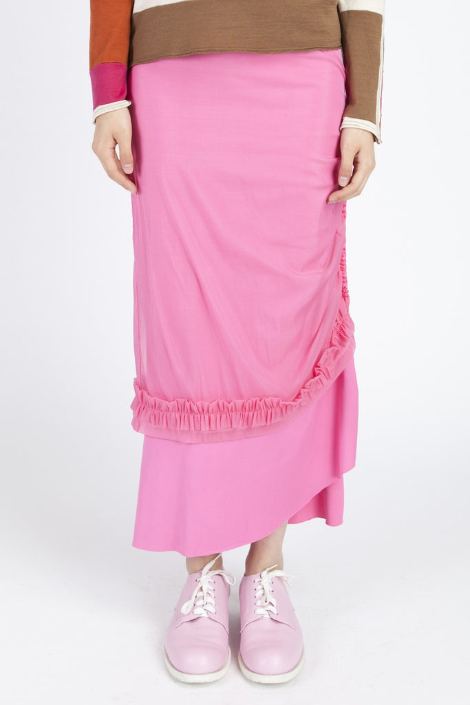 COMME des GARÇONS <br> Sheer Layered Skirt