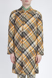 COMME des GARÇONS <br> Plaid Trench Coat