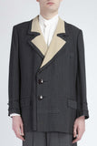 Yohji Yamamoto <br> Pinstripe Blazer