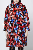COMME des GARÇONS <br> Bow Print Blanket Coat