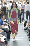 COMME des GARÇONS HOMME PLUS gingham leaf pants