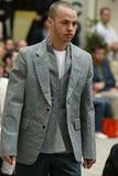 COMME DES GARÇONS resin coated blazer