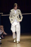 COMME DES GARÇONS Homme Plus glittery cropped trousers