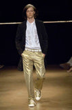 COMME DES GARÇONS striped studded shirt