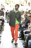 COMME des GARÇONS <br> Neon Green Zip Up Shirt