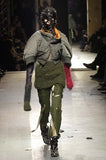Junya Watanabe <br> Cropped Military Puffer Jacket