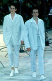 Yohji Yamamoto reversible stand-up collar buttoned jacket