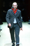 COMME DES GARÇONS Homme Plus herringbone cropped trousers