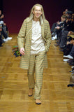 COMME DES GARÇONS Homme Plus striped long jacket