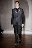 COMME des GARÇONS <br> Herringbone Chest Blazer