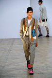 COMME DES GARÇONS Homme Plus checked drop crotch trousers
