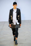 COMME DES GARÇONS Homme Plus pinstriped mini kilt