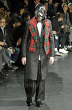 COMME DES GARÇONS Homme Plus tartan lapel-style scarf