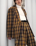 YOHJI YAMAMOTO Pour Homme oversized plaid suit