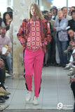 COMME DES GARÇONS Homme Plus geometrical print zip up jacket