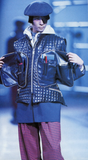 ISSEY MIYAKE leather cargo jacket