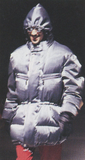 ISSEY MIYAKE SILVER PUFFER