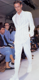 COMME DES GARÇONS Homme Plus fine-knit zip-up cardigan