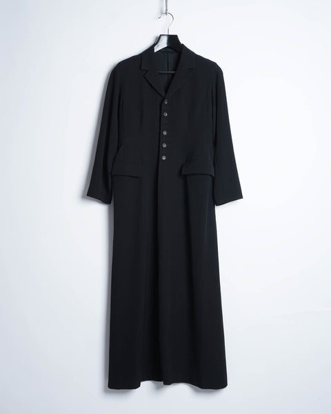 Yohji Yamamoto Y's slim wool coat