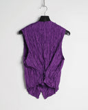 ISSEY MIYAKE crinkle vest