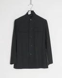 Yohji Yamamoto Ys round collar jacket