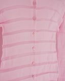 ISSEY MIYAKE pale pink pleated shirt