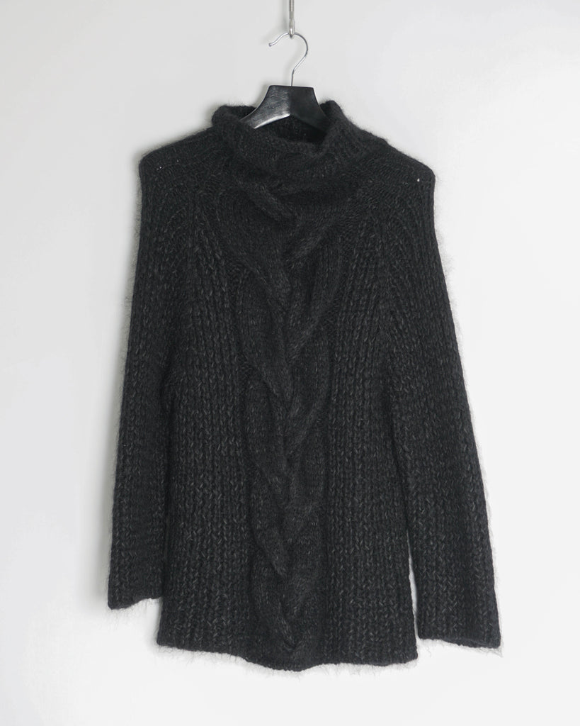 Yohji Yamamoto big cable knit