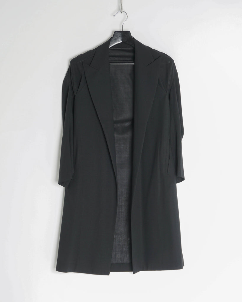 Yohji Yamamoto drop shoulder coat