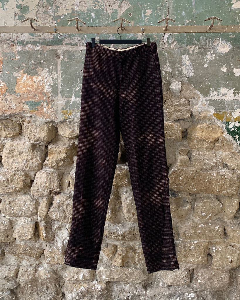 Comme des Garcons Homme Plus Bleached Houndstooth Pant