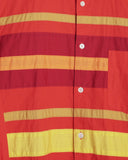 COMME des GARÇONS HOMME PLUS striped patchwork shirt