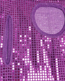 COMME des GARÇONS purple disco square top