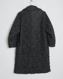 Issey Miyake crinkly quilted coat