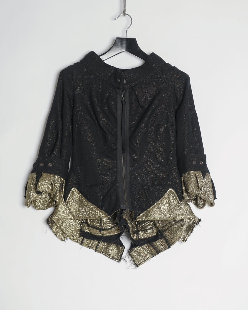 JUNYA WATANABE BLACK AND GOLD JACKET