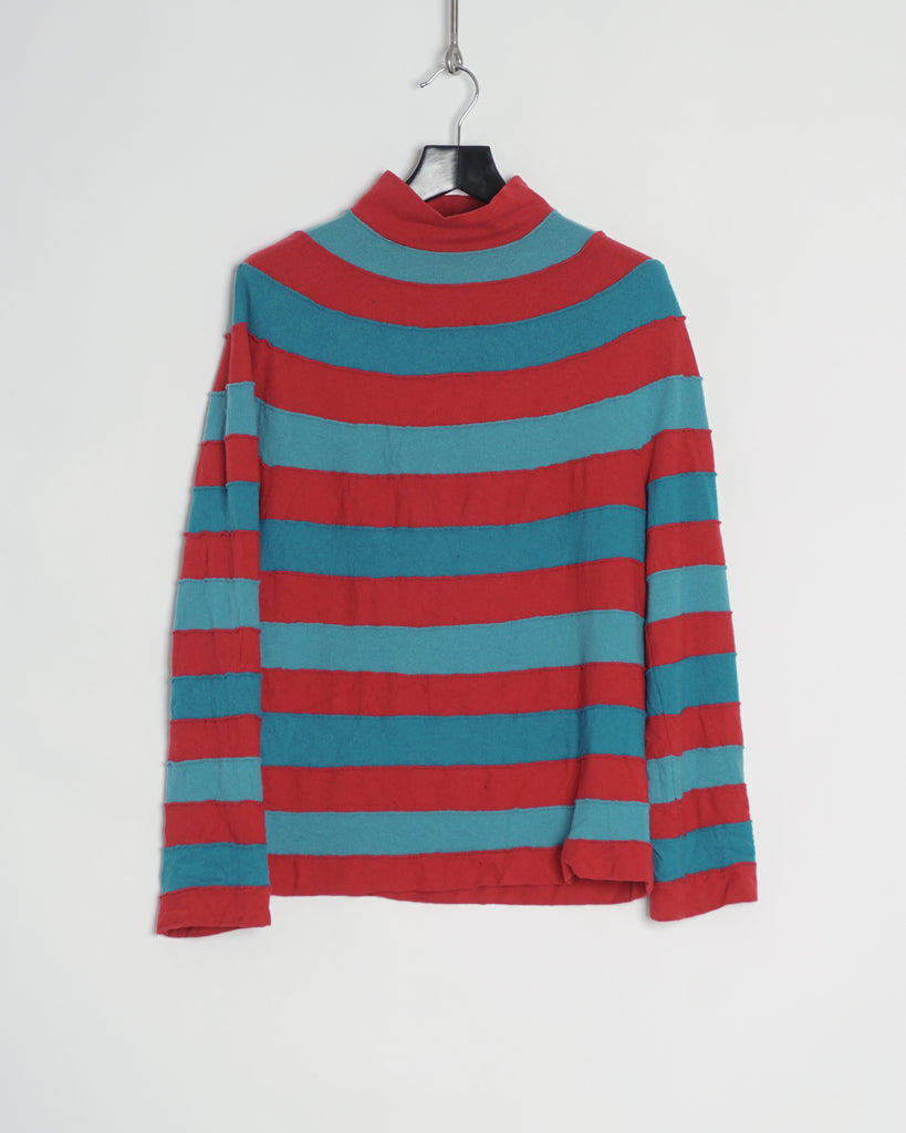 Yohji Yamamoto Pour Homme striped knit sweater