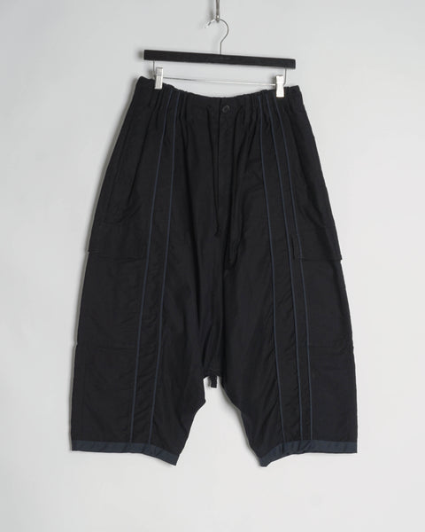 Yohji Yamamoto Pour Homme drawstring tape seam shorts