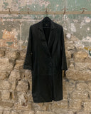 Ann Demeulemeester Big Lapel Leather Coat
