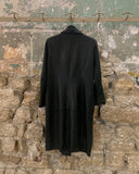 Ann Demeulemeester Big Lapel Leather Coat