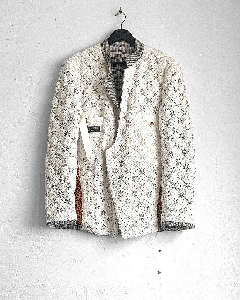 Comme des Garçons Homme Plus Reversible Lace Leopard Jacket