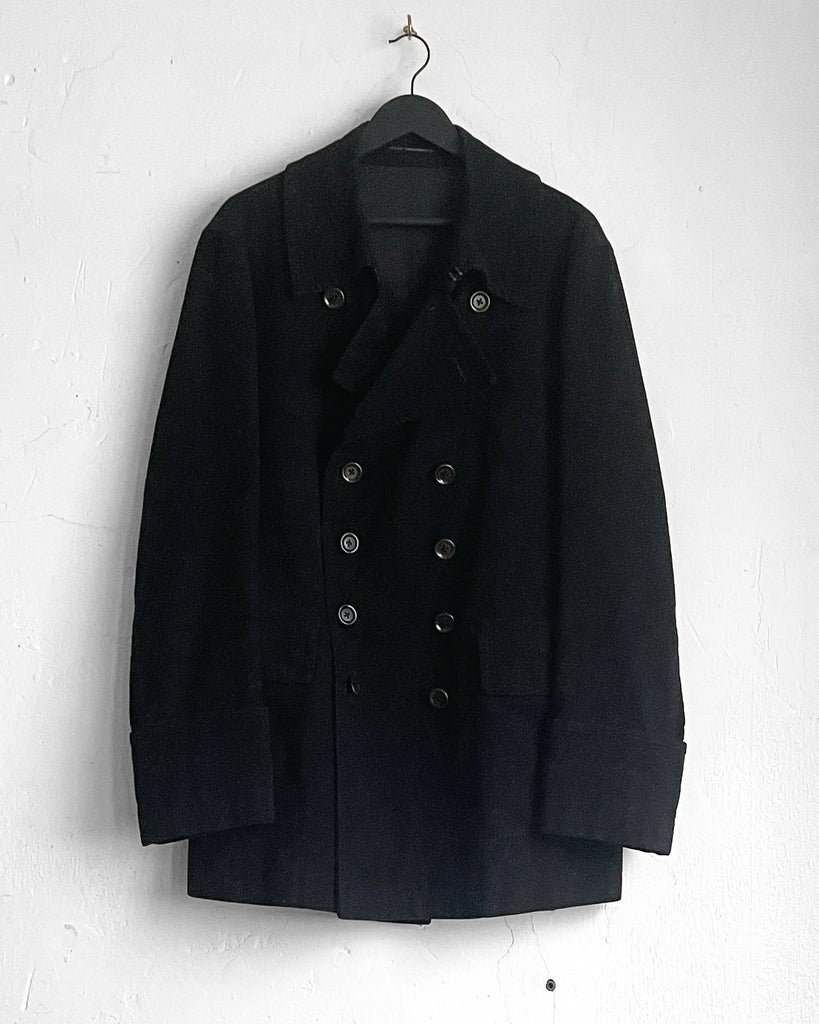 Yohji Yamamoto Oversized Pea Coat