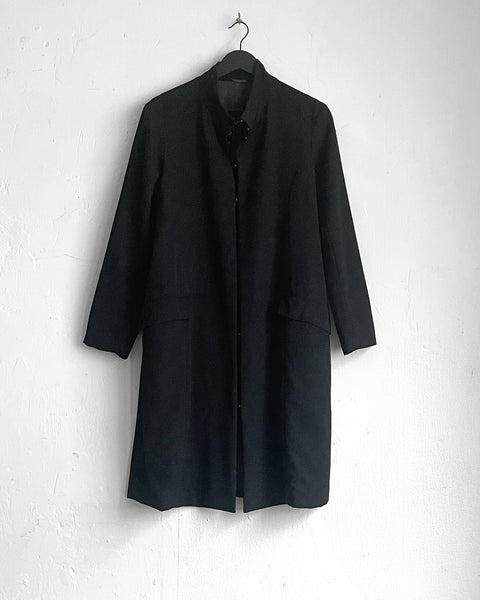 Yohji Yamamoto Hook and Eye Coat