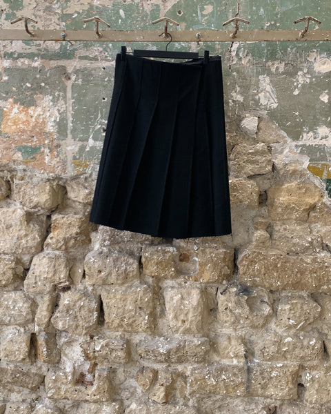 Comme des Garcons Tricot Raw-edge Wrap Kilt