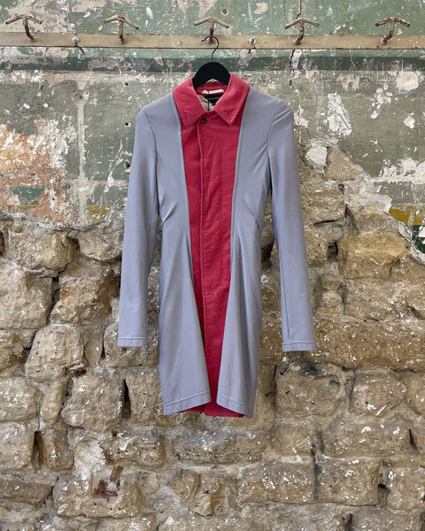 COMME des GARÇONS velvet double layered coat