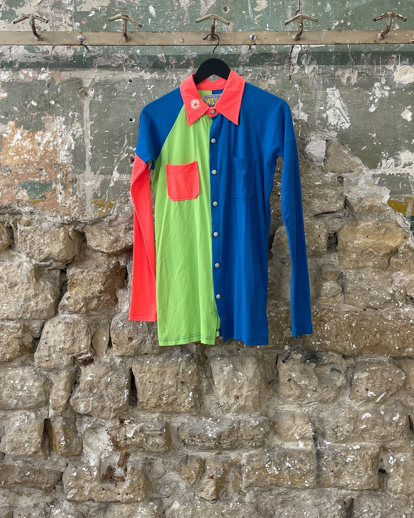 Walter van Beirendonck colour block shirt