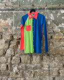Walter van Beirendonck colour block shirt