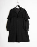 Yohji Yamamoto two layer collar coat