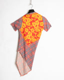 Comme des Garçons tartan twist dress