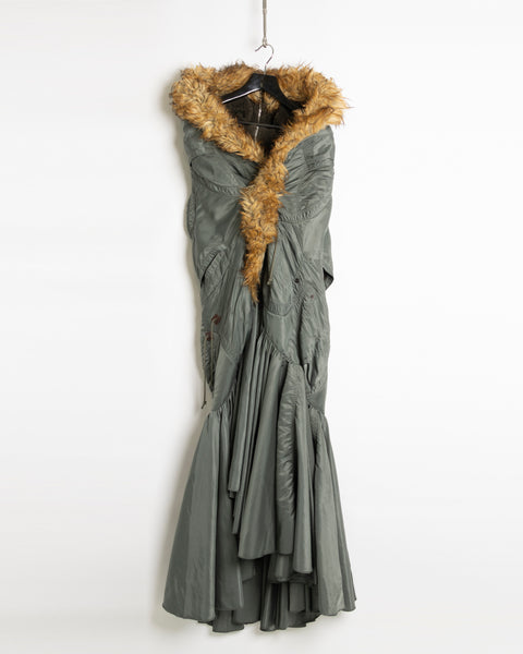 Junya Watanabe military cocoon dress